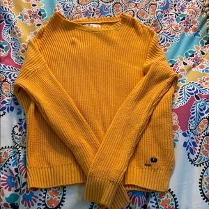Yellow Hollister Sweater